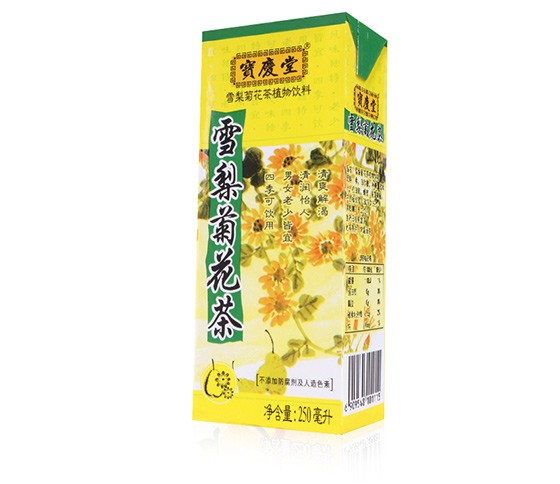 雪梨菊花茶